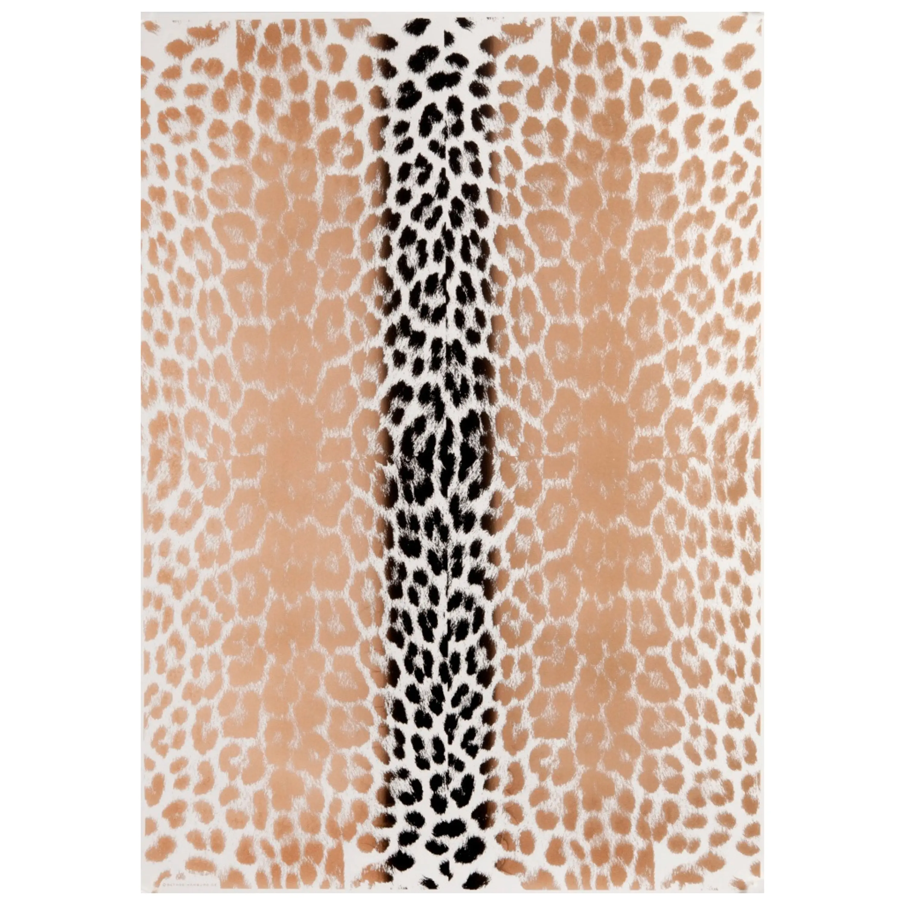 Geschenkpapier Leopard Gold – 3 Bögen